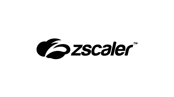 Zscaler logo in black featuring a stylized cloud icon with a swoosh element beside the company name in bold text.